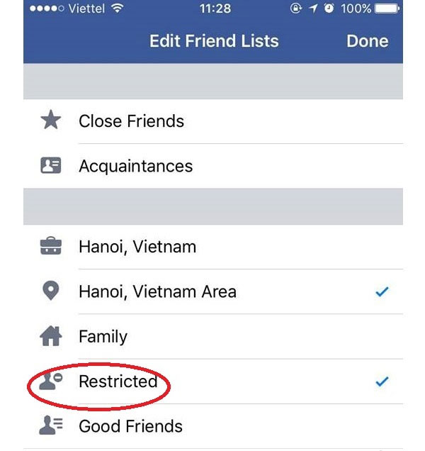 Cách chặn Facebook nhưng vẫn là bạn bè