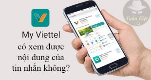 Cách xem nội dung tin nhắn trên My Viettel và lịch sử cuộc gọi